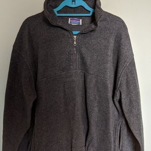 Oversized fleece sweater